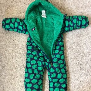 Patagonia Reversible Infant Snowsuit Size 6 months